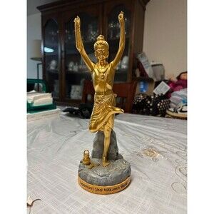 Golden Hindu Statue 12" - Tapomurti Shri Nilkanth Varni BAPS